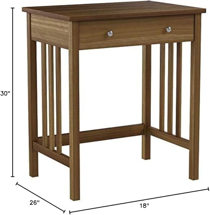 Convenience Concepts Designs2Go Mission Desk with Keyboard Drawer, Driftwood
