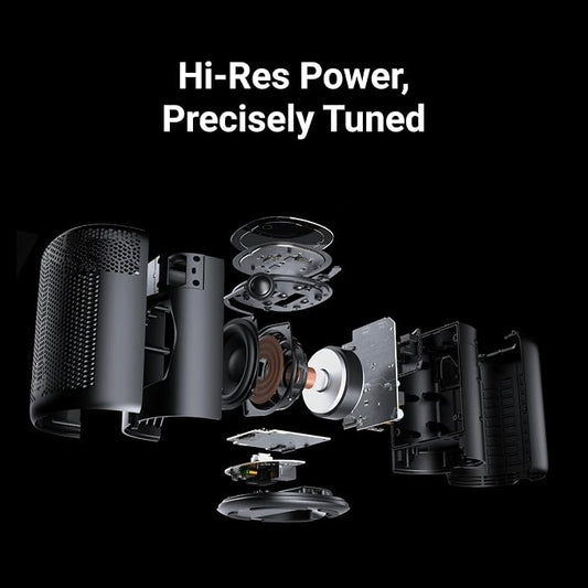 WiiM Sound Lite Smart Speaker, Hi‑Res 24‑bit/192 kHz, AI RoomFit™ Room Correction, 100W Peak, Wi‑Fi 6E/Bluetooth 5.3, Multi‑Room & Stereo Pairing, Black