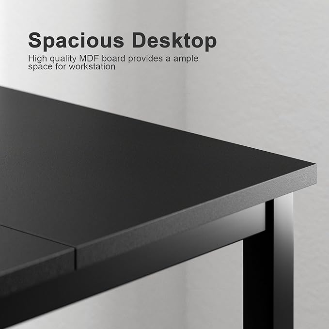 Need Large Computer Desk 70.8 x 31.5 inches Conference Table Large Office Desk Writing Table Workstation for Home Office,Black 10FJGSAC3-180BK-ND