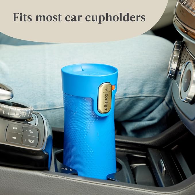 Contigo x Ally Love Stainless Steel Vacuum-Insulated TravelMug with Autoseal & Easy Clean Lid,Spill-proof,Keeps Drinks cold 24 hrs & hot for 11 hrs,BPA Free,16oz.,West Loop 3.0,Stellar Jay (Pack of 4)