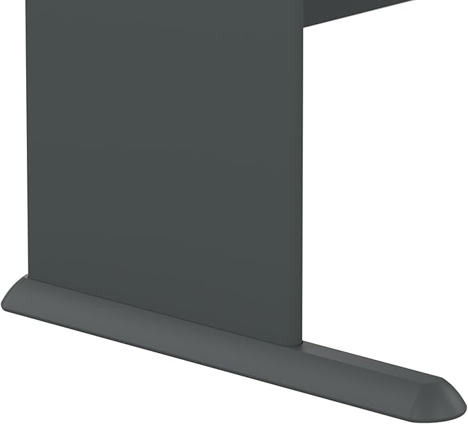Bush Business Furniture Series A 36W Desk in Natural Cherry and Slate