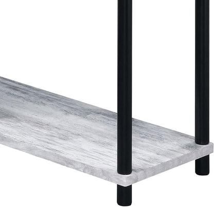 NicBex Kimberly-DW-00208-LWJ Home Office Desks, 39.5"x32.5"x34.5", Black + Grey