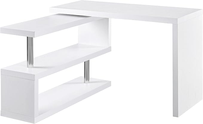 NicBex Kimberly-DW-00212-LWJ Home Office Desks, 47.25"x45"x30", White