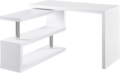 NicBex Kimberly-DW-00212-LWJ Home Office Desks, 47.25"x45"x30", White