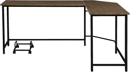 NicBex Kimberly-DW-00035-LWJ Home Office Desks, 66"x47"x30", Oak