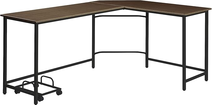 NicBex Kimberly-DW-00035-LWJ Home Office Desks, 66"x47"x30", Oak