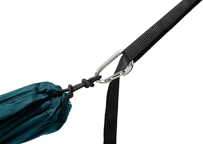 ENO TravelNest Hammock & Straps Combo - Portable Hiking and Camping Hammock with Straps Included - Travel Hammock for Camping, Hiking, Backpacking, a Festival, or The Beach - Marine