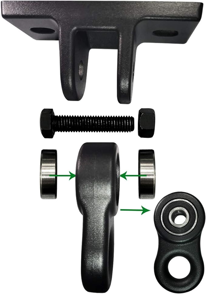 Heavy Duty Black Swing Hangers Screws Bolts Included Over 5000 lb Capacity Playground Porch Yoga Seat Trapeze Wooden Sets Indoor Outdoor 2 Pack