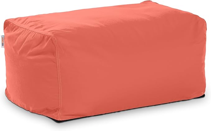 Jaxx Leon Outdoor Bean Bag Ottoman, Flamingo