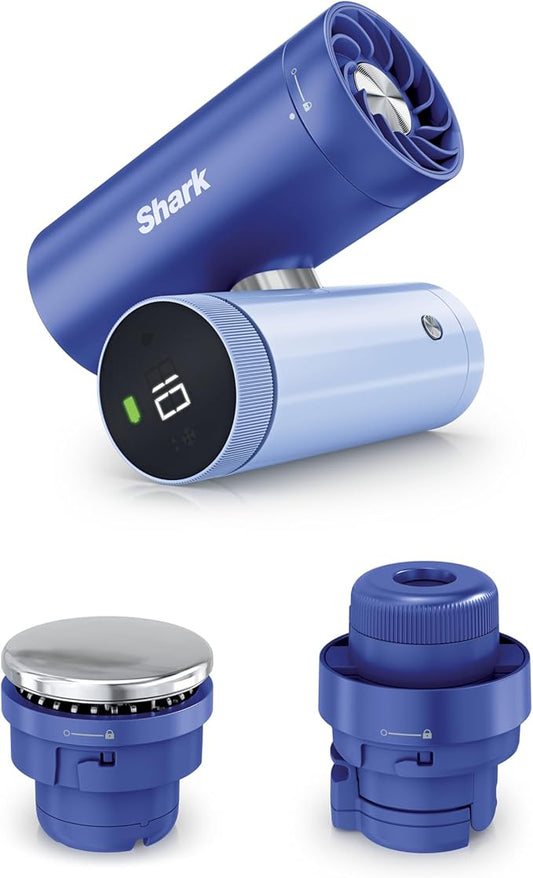 Shark ChillPill – The Only 3-in-1 Personal Cooling System with Fan, InstaChill Cooling Plate & Dry-Touch Mist – Portable, Handheld, Drops Skin Temp Up to 16°F, 10 Speeds, Haze, FA022LV