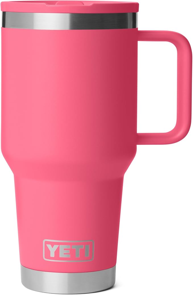 YETI Rambler 30 oz Travel Mug, Stainless Steel, Vacuum Insulated with Stronghold Lid