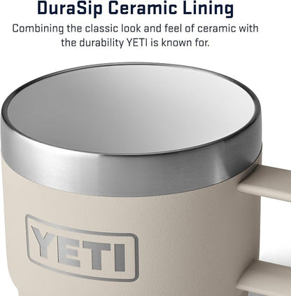 YETI Rambler 6 oz Stackable Mug, Stainless Steel, Vacuum Insulated Espresso/Coffee Mug, 2 Pack