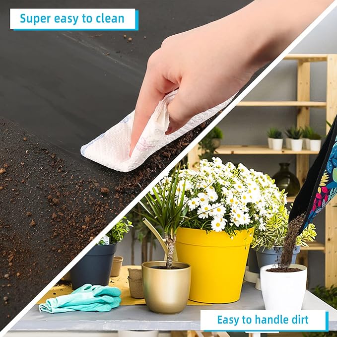 2PCS 43.5"x 29.5" Extra Large Repotting Mat for Indoor Plants Transplanting and Mess Control Gardening Gifts for Women Men