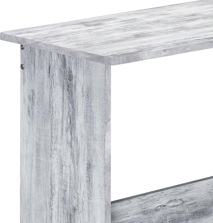 NicBex Kimberly-DW-00208-LWJ Home Office Desks, 39.5"x32.5"x34.5", Black + Grey