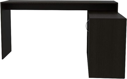 NicBex Kimberly-DW-00041-LWJ Home Office Desks, 45.86"x59.64"x30.11", Black