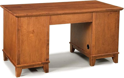 Home Styles Arts and Crafts Cottage Oak Double Pedestal Desk by Home Styles