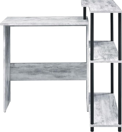 NicBex Kimberly-DW-00208-LWJ Home Office Desks, 39.5"x32.5"x34.5", Black + Grey
