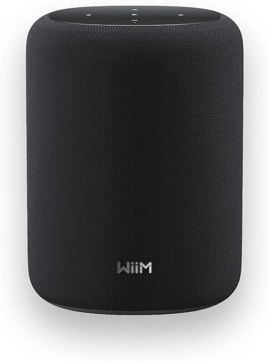 WiiM Sound Lite Smart Speaker, Hi‑Res 24‑bit/192 kHz, AI RoomFit™ Room Correction, 100W Peak, Wi‑Fi 6E/Bluetooth 5.3, Multi‑Room & Stereo Pairing, Black