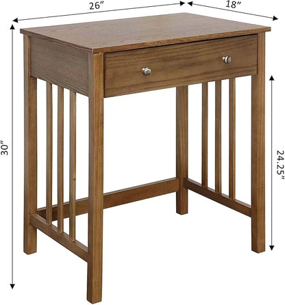 Convenience Concepts Designs2Go Mission Desk with Keyboard Drawer, Driftwood