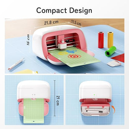 Likcut Portable Vinyl Cutter Machine for DIY Crafts, Compact Cutting Machine for Stickers