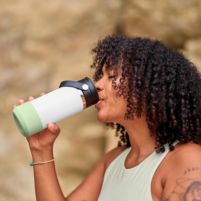 Hydro Flask Flex Sip Coffee Tumbler – Insulated Stainless Steel, Non Spill, Leak Proof Travel Coffee Cup 16 Oz Harbor Blue