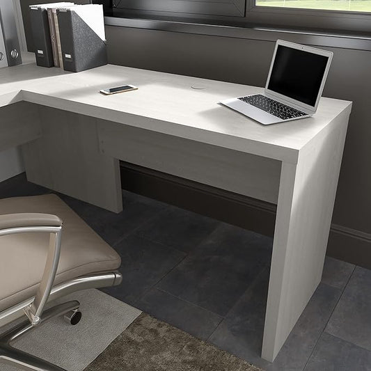 Bush Business Furniture Echo Desk Return/Bridge, Gray Sand