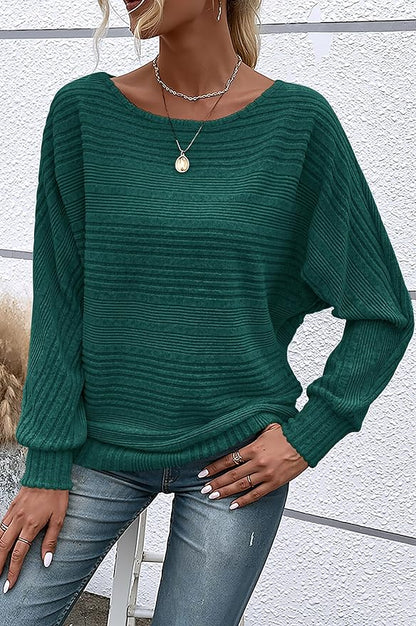 Womens Long Sleeve Shirts Crewneck Tunic Tops Pullover Sweaters Business Casual Blouses Fall Fashion 2026