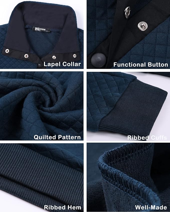 BTFBM Women Fashion Quilted Pattern Lightweight Zipper Long Sleeve Plain Casual Ladies Sweatshirts Pullovers Shirts Tops