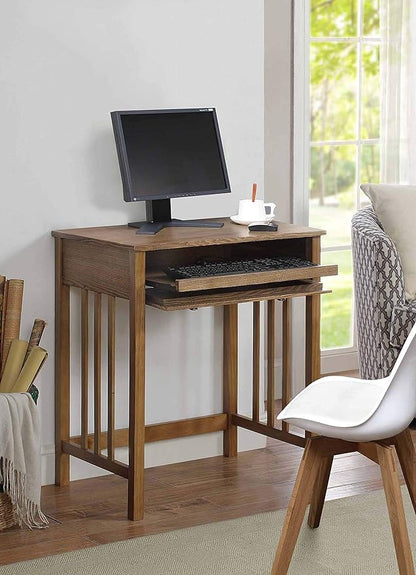 Convenience Concepts Designs2Go Mission Desk with Keyboard Drawer, Driftwood