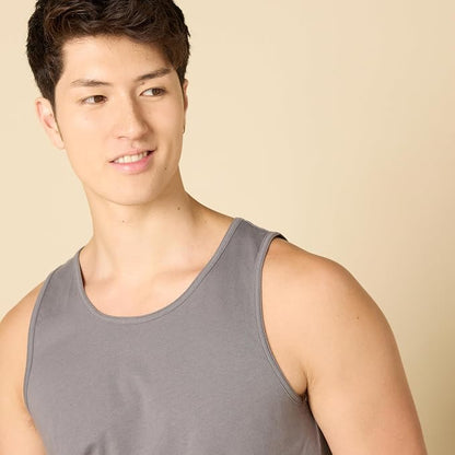 Amazon Essentials Men's Active Quick Dry Tech Stretch Moisture Wicking Lightweight Gym Tank Top