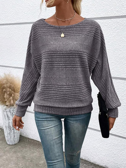 Womens Long Sleeve Shirts Crewneck Tunic Tops Pullover Sweaters Business Casual Blouses Fall Fashion 2026