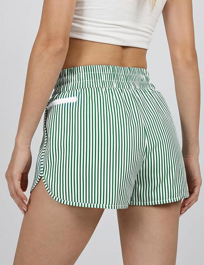 Blooming Jelly Women's Quick-Dry Running Shorts Workout Sport Layer Active Shorts with Pockets 1.75"