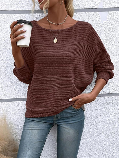 Womens Long Sleeve Shirts Crewneck Tunic Tops Pullover Sweaters Business Casual Blouses Fall Fashion 2026