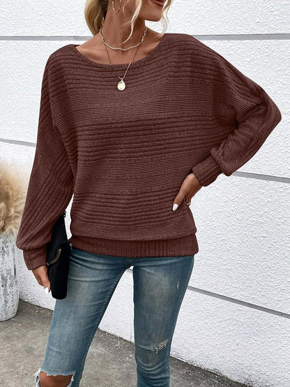 Womens Long Sleeve Shirts Crewneck Tunic Tops Pullover Sweaters Business Casual Blouses Fall Fashion 2026