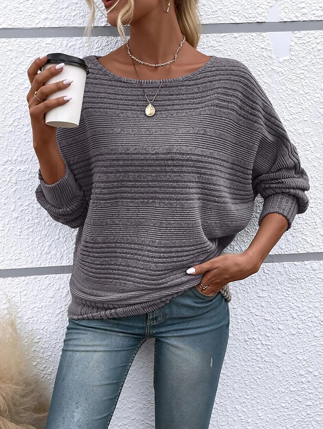 Womens Long Sleeve Shirts Crewneck Tunic Tops Pullover Sweaters Business Casual Blouses Fall Fashion 2026