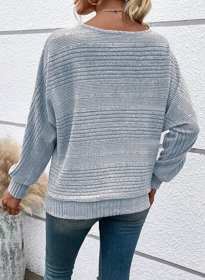 Womens Long Sleeve Shirts Crewneck Tunic Tops Pullover Sweaters Business Casual Blouses Fall Fashion 2026