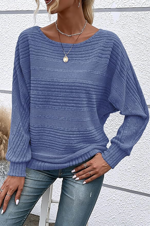 Womens Long Sleeve Shirts Crewneck Tunic Tops Pullover Sweaters Business Casual Blouses Fall Fashion 2026