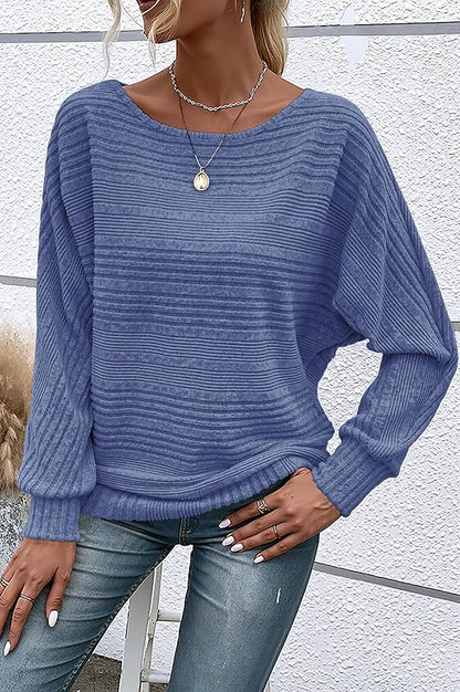 Womens Long Sleeve Shirts Crewneck Tunic Tops Pullover Sweaters Business Casual Blouses Fall Fashion 2026