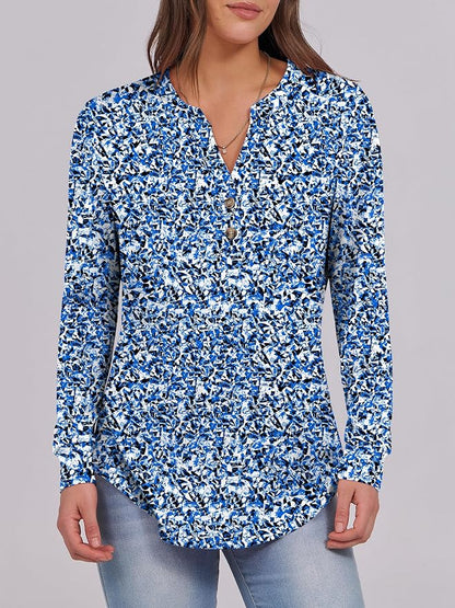 ANRABESS Women's Long Sleeve Shirts 2026 Spring Fashion Dressy Casual Tops Trendy Henley Blouses Cute Work Outfits Clothes
