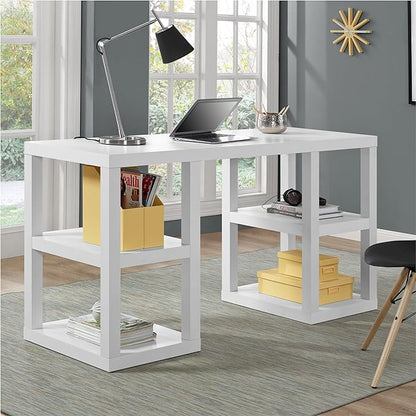 Ameriwood Home Parsons Deluxe Desk, White